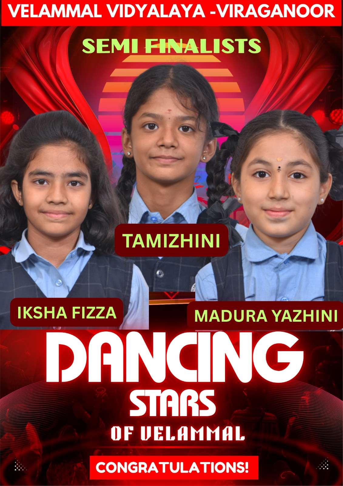 Madurayazhini , Iksha fiza & Tamizhini